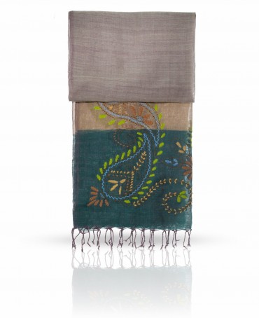 Палантин Женский ZW.EMB/GREEN